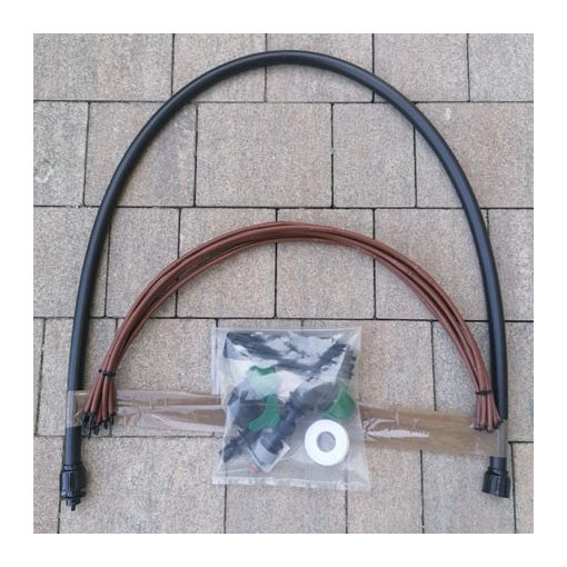Csepegtető rendszer 100 cm x 200 cm x 84 cm magaságyásba