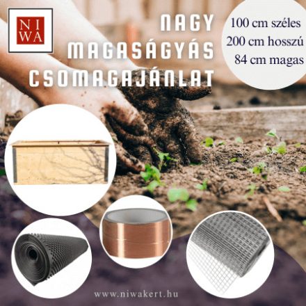 NIWA Nagy Magaságyás Csomag – 100×200×84 cm – lapraszerelt