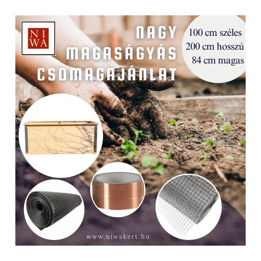 NIWA Nagy Magaságyás Csomag – 100×200×84 cm – lapraszerelt
